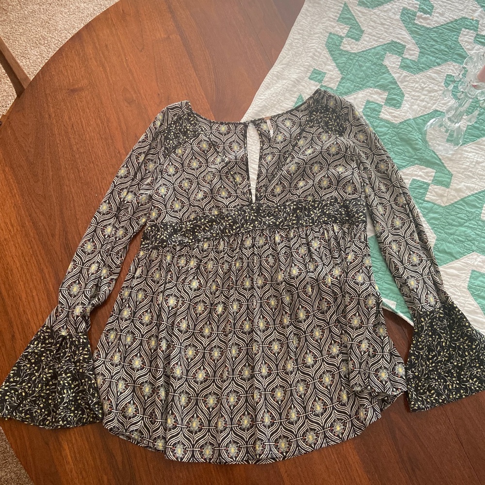 Free people open back babydoll